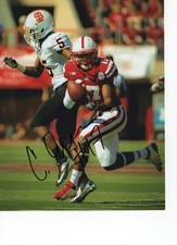 CIANTE EVANS NEBRASKA CORNHUSKERS SIGNED 8X10 PHOTO W/COA #1