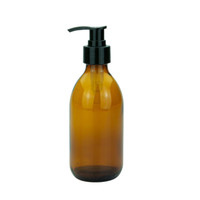 Seifenspender 250 Ml Aus Glas Braun Pumpspender Braunglas Lebensmittelecht