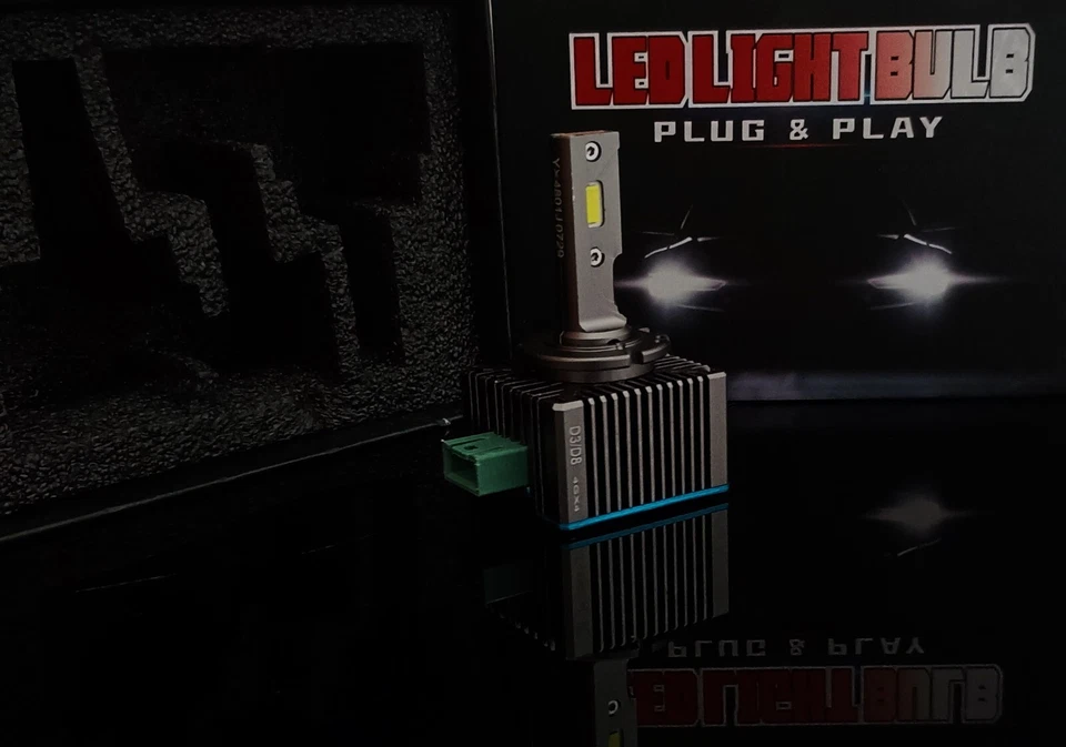 Audi A6 C7 2011-2018 X2 D3S OEM Plug Led Bulbs 55W 6000k Error-Free Bright White - Image 2 of 4