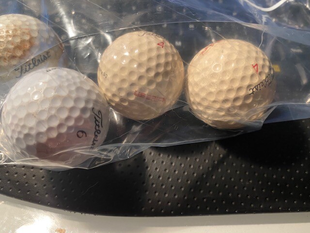 BAG VINTAGE Golf BALLS Vintage  Titleist Durable