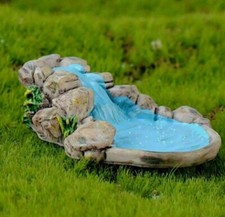 Wasserfall See Mini Feen Garten Landschaft Mi...