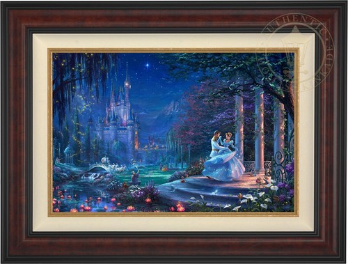 Thomas Kinkade Studios Cinderella Dancing 12 x 18 LE Canvas S/N Framed - Picture 2 of 8