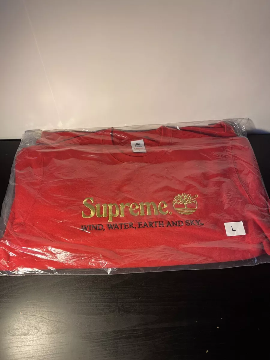 Supreme Timberland Crewneck Red -- Size Medium -- Brand New