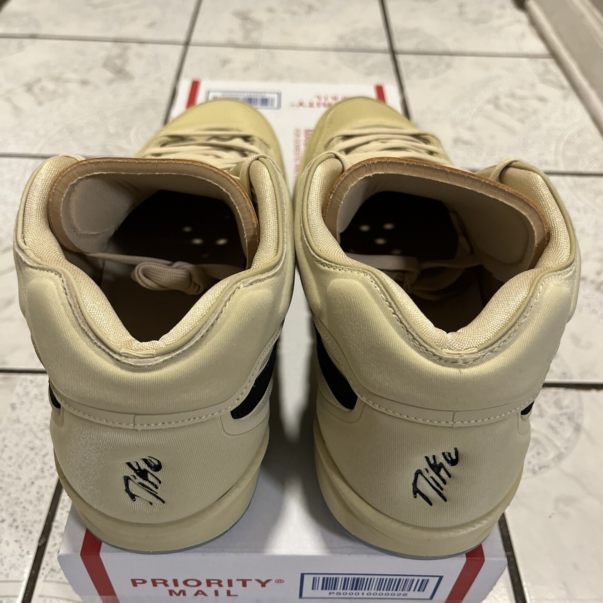 New Nike Air Zoom GT Hustle 2 TB Basketball Shoes Tan Men display picture 3