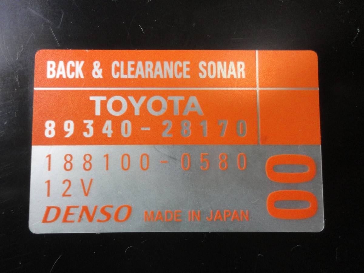 TOYOTA NOAH VOXY AZR60G AZR60 Genuine Clearance Warning Computer