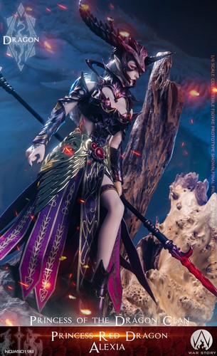 New WAR STORY WS019B 1/6 Red Dragon Princess Alexia Action Figure In Stock - Picture 13 of 19