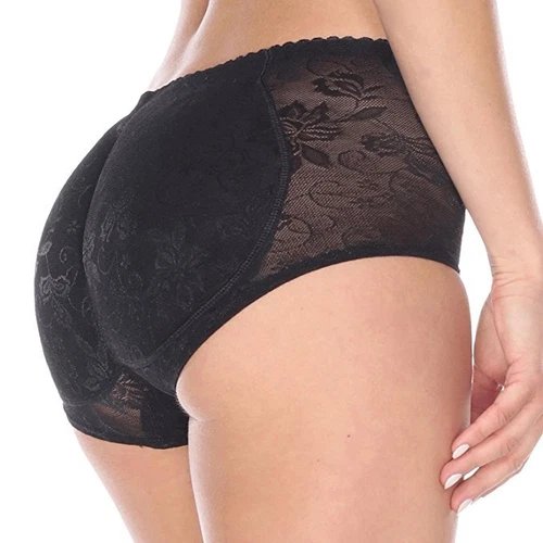Mujeres Calzoncillos Lift Ropa con Forma Glúteos Acolchada Ropa Interior Potenciador Breves Encaje Bragas - Imagen 13 de 15