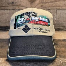 Vintage Farm Credit Snapback Hat Embroidered Cap K Products Made in the USA