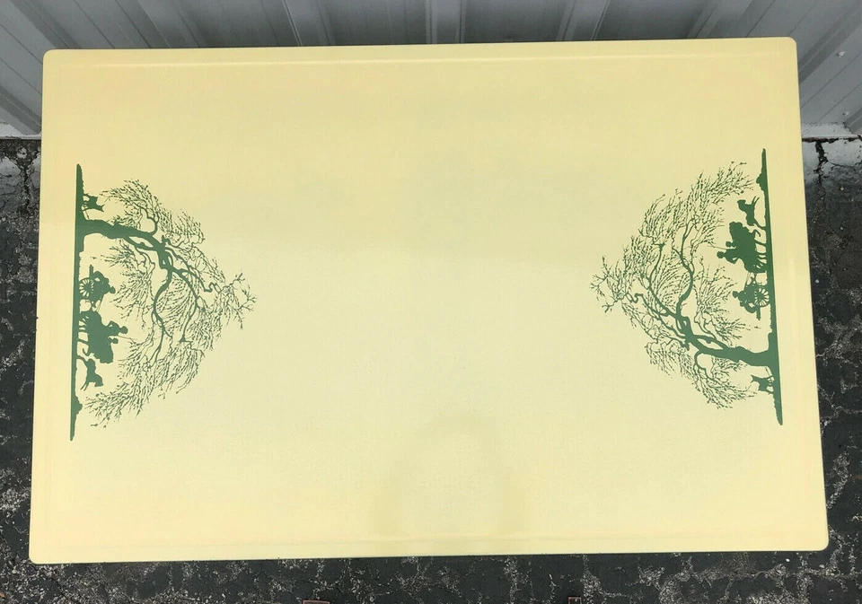 "Mesa superior de porcelana vintage con 2 cajones y tabla de cortar 30"" X 60"" X 40""" Foto 3 de 4