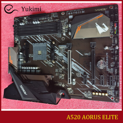 FOR GIGABYTE A520 AORUS ELITE AMD DDR4*4 128GB HDMI DVI-D