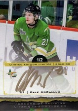 2021/22 Val d'Or Foreurs Signatures Gold - KALE McCALLUM [1/2]
