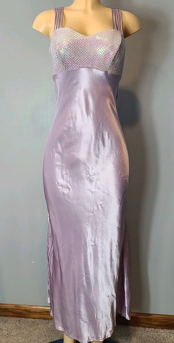 Vintage All That Jazz Prom Dress Maxi Gown Lilac Y2K Fairy Regency 90s Size XS Vintage All That Jazz Prom Dress Maxi Gown Lilac Y2K Fairy Regency 90s Size XS