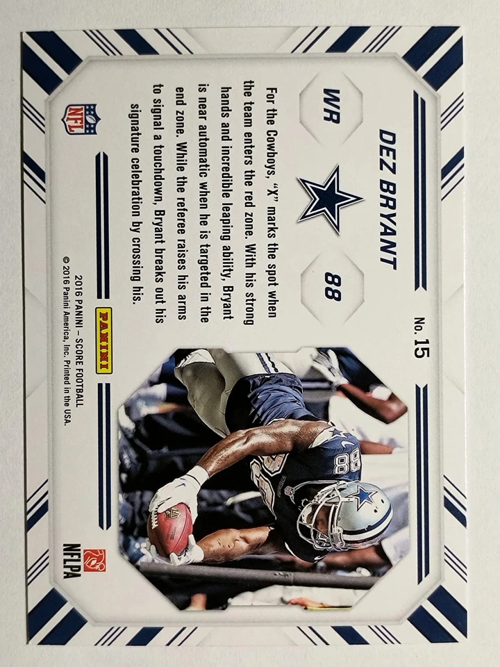 2016 Score Chain Reaction Red #15 Dez Bryant - Image 2 of 2