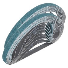 30pcs 1/2 x 18 Inch Sanding Belts, 40 Grit Zirconia Sanding Belts