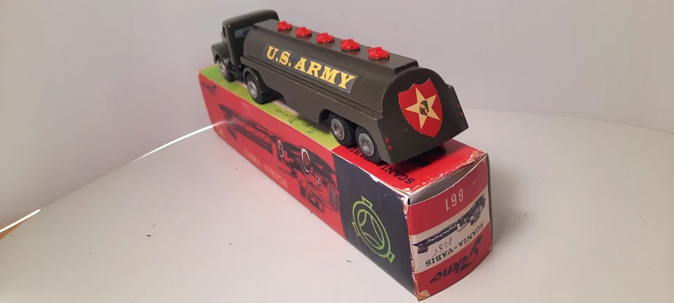TEKNO de DINAMARCA SCANIA VABIS MILITAR GASOLINA CISTERNA EJÉRCITO COCHE DE COLECCIÓN 1/43 Foto 2 de 4