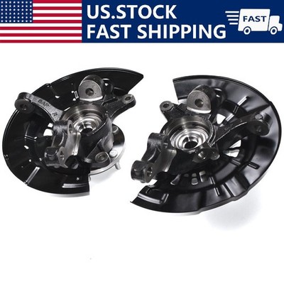 2X Front LH RH Wheel Hub Bearing Knuckle For Toyota Camry 2007-2011 SE LE 2.4L