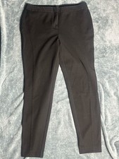Vince Camuto Black Skinny Ponte Pants Front Seam Trousers Size 10