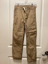 Lucky Brand Boys Medium 10-12 Khakis Cargo Pants. Drawstring waist . Excellent