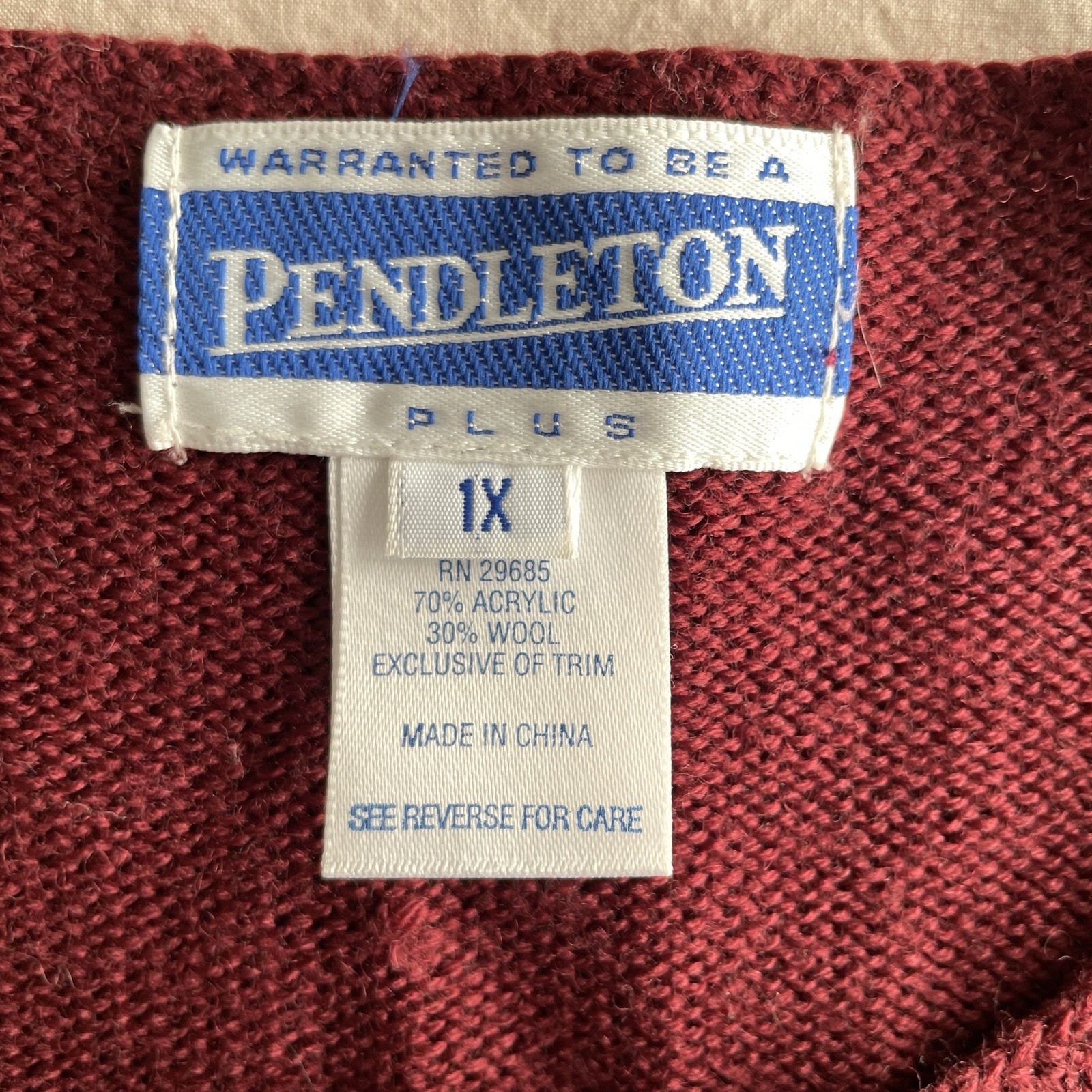 Pendleton Women's Vest 1X Embordered Knit Cardiga… - image 3