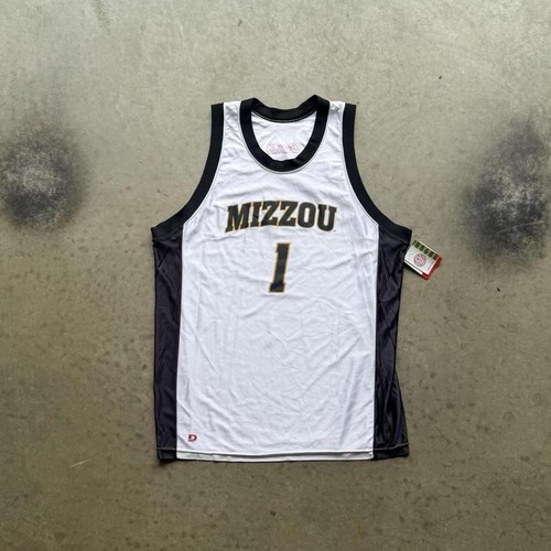Vintage Missouri Tigers Basketball Jersey Dodger NWT NOS Adult XL Mizzou Rare