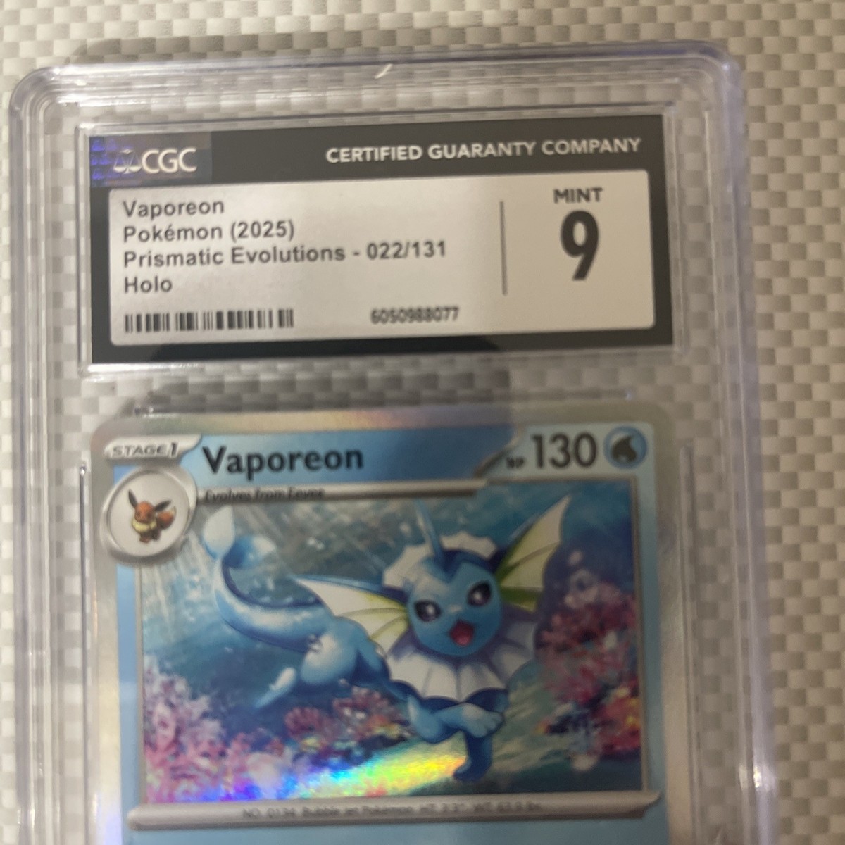 Vaporeon (Master Ball Pattern) 022/131 Sv: Prismatic Evolutions