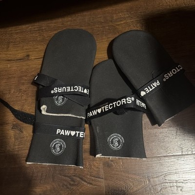 Pedigree Perfection Dog Black Paw Tectors Shoes Boots Size XL Paw Protectors