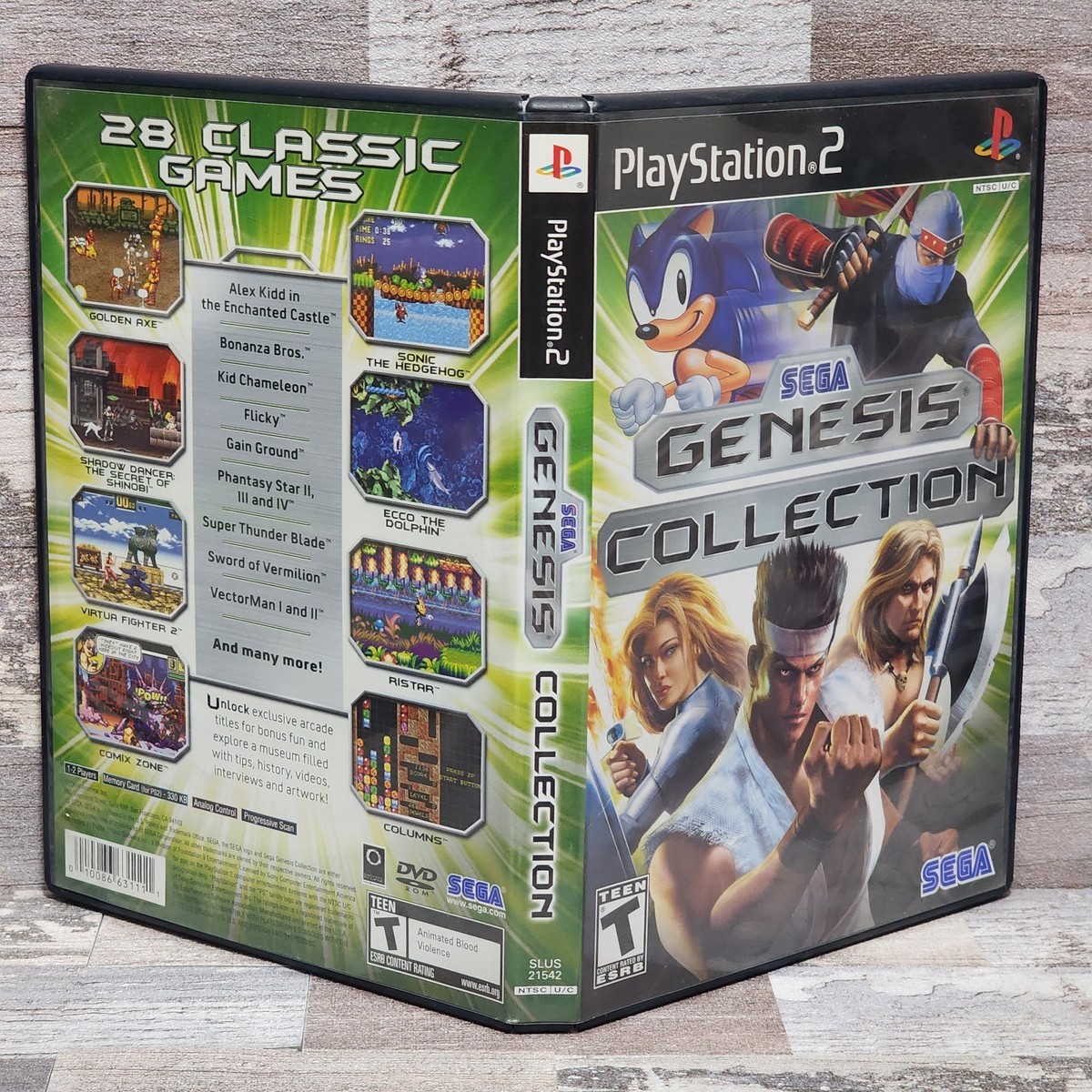 PS2 Sega Genesis Collection (Sony PlayStation 2, 2006) COMPLETE