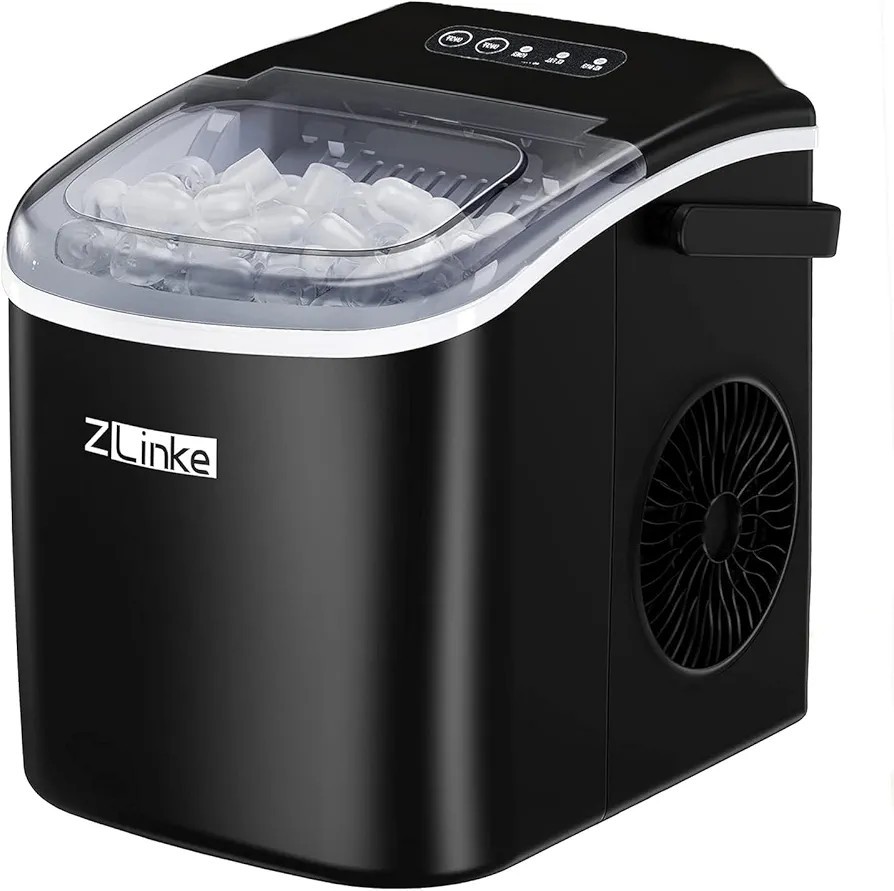 1.3L Eiswürfelmaschine Eismaschine Ice Cube Maker Ice Maker Eiswürfelbereiter DE