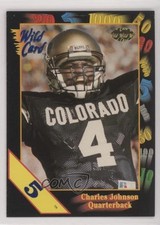 1991 Wild Card Draft 5 Stripe Charles Johnson #118 1b8