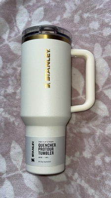 #ad Stanley Protour Flip Straw Tumbler Cream Moon 40oz NEW NO BOX $40.00