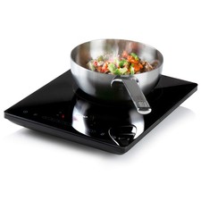 Domo DO332IP Induktionskochplatte 2000W, 1 Kochzone, 29 cm Keramikfläche
