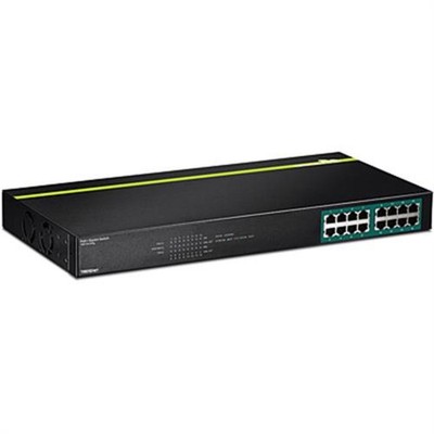 TRENDnet TPE-TG160G 16-Port GREENnet Gigabit PoE+ Switch