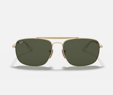 Ray Ban The Colonel RB3560 Green And Gold G15 Size 58/17 100 Authentic
