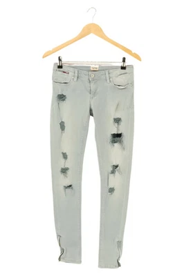 Tommy Hilfiger Jean Slim Femme Gris Distressed (EU 34, W26, INT XS) - Photo 1/4