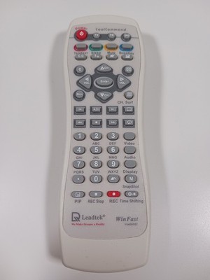 Leadtek WinFast Y0400052 Cool Command Remote Control - Tested, Works