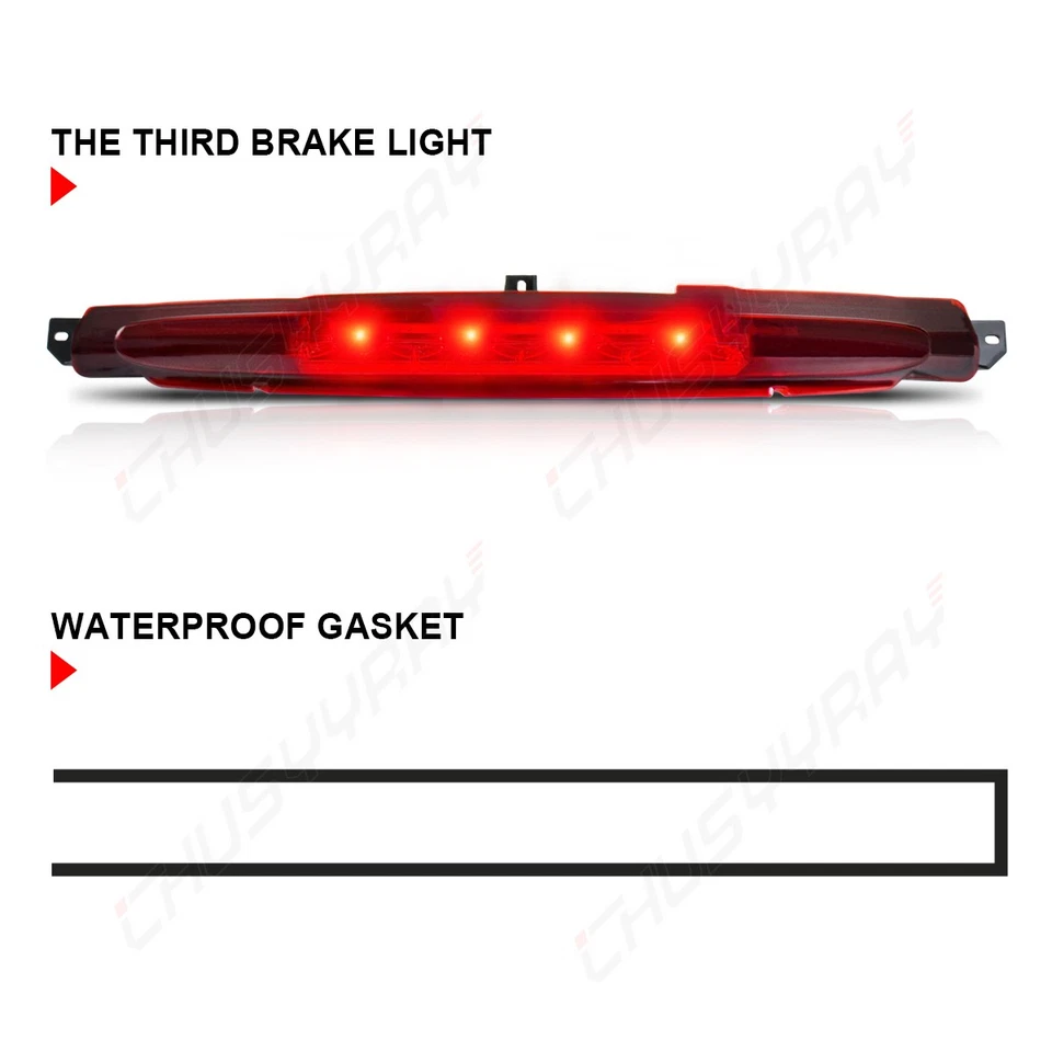 Conjunto de 3ª luz de freno LED de montaje alto para Isuzu Ascender 2003-2008 Foto 3 de 4