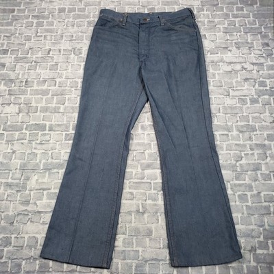 Vtg Maverick Jeans 34x32 (32x30) Flare Denim USA Blue Bell Western Cowboy 80s