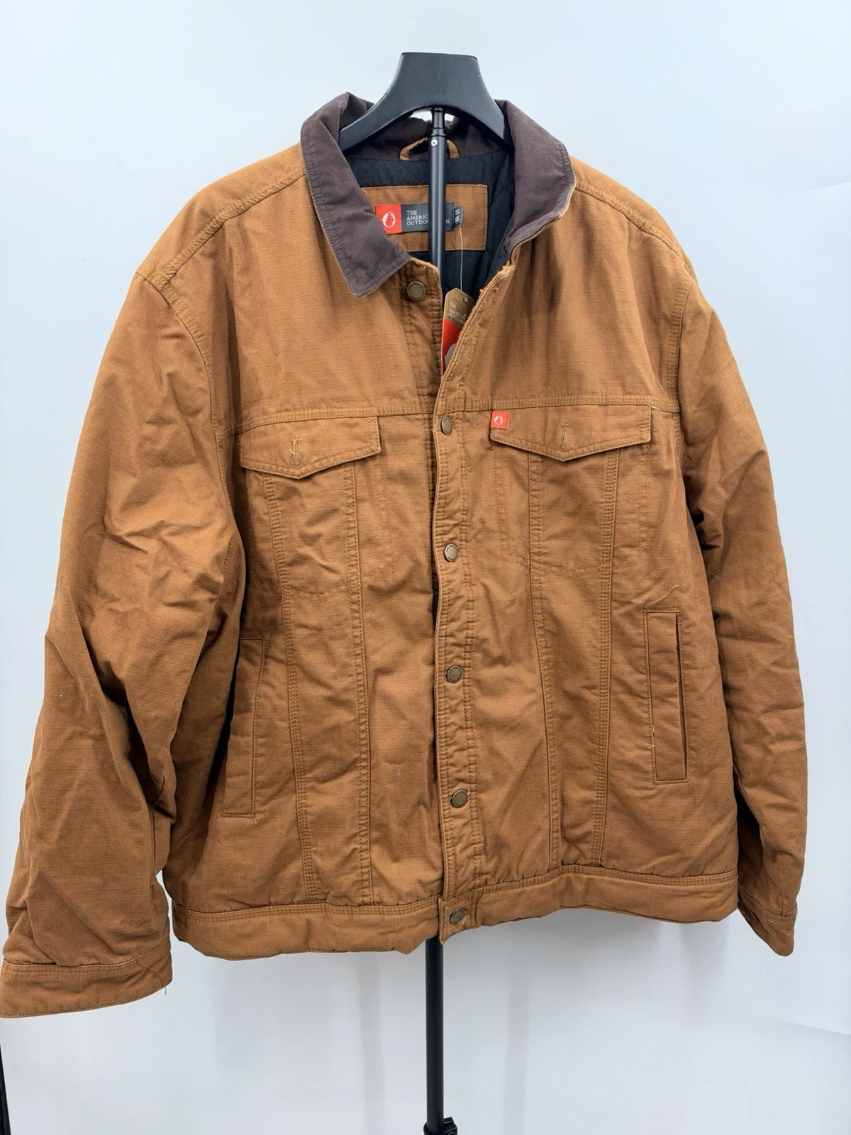 The American Outdoorsman Men’s Copper Canvas Quilted Lined Jacket NWT Size 2XL - product detail image 1