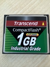 1GB Transcend Compact Flash Card CF2001 Indus...