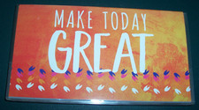 2026 2027 Monthly Calendar statement "Make Today Great" 2-Yr 3.5" x 6" cover