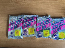4- JUMBO Packs 1991 Pacific Plus NFL Football Factory Sealed 28 Cards Per Pack