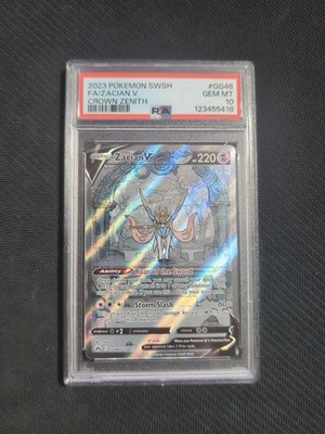 Zacian V Gg48 PSA 10 Graded Pokemon Card | eBay