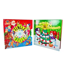 Spin Me a Storybook Set of 2 We Wish You A Merry Christmas & Jingle Bells 2006
