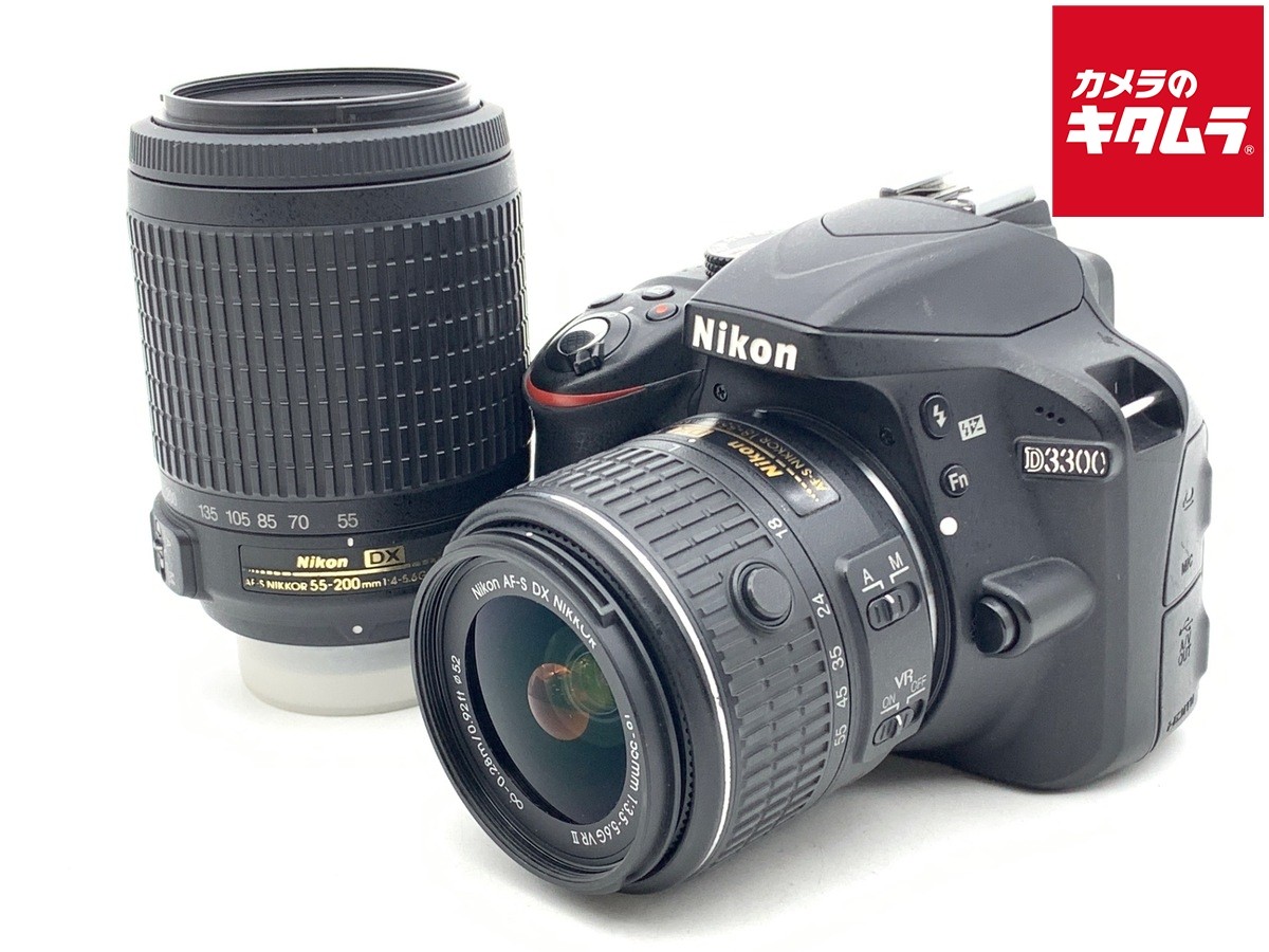 NIKON D3300 LENS KIT BLACK -EXC- 5923 | eBay