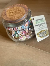 Jewelry Made By Me Easter DIY beaded bracelet bead jar Over 1900 pieces