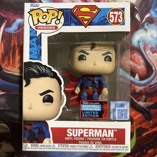 Funko Pop Superman (Comic Deco) #573 NYCC 2025 Fall Convention