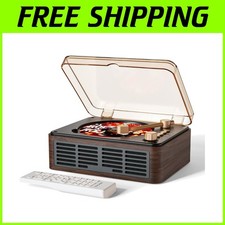 Retro Bluetooth CD Player with Speakers