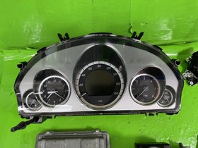 MERCEDES E CLASS W207 ECU KIT SPEEDOMETER KEY 3.0 CDI DIESEL AUTO 2009-2012