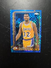 2025-26 Topps Chrome - Magic Johnson #244 Blue X-Fractor