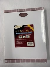 Lot of 23 Vintage Ampad Regal Mills Paper Burgundy Silver Foil Acid Free 8.5x11
